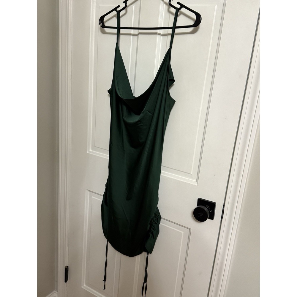 KENDALL + KYLIE Slip Dress Mini Emerald Green NWT